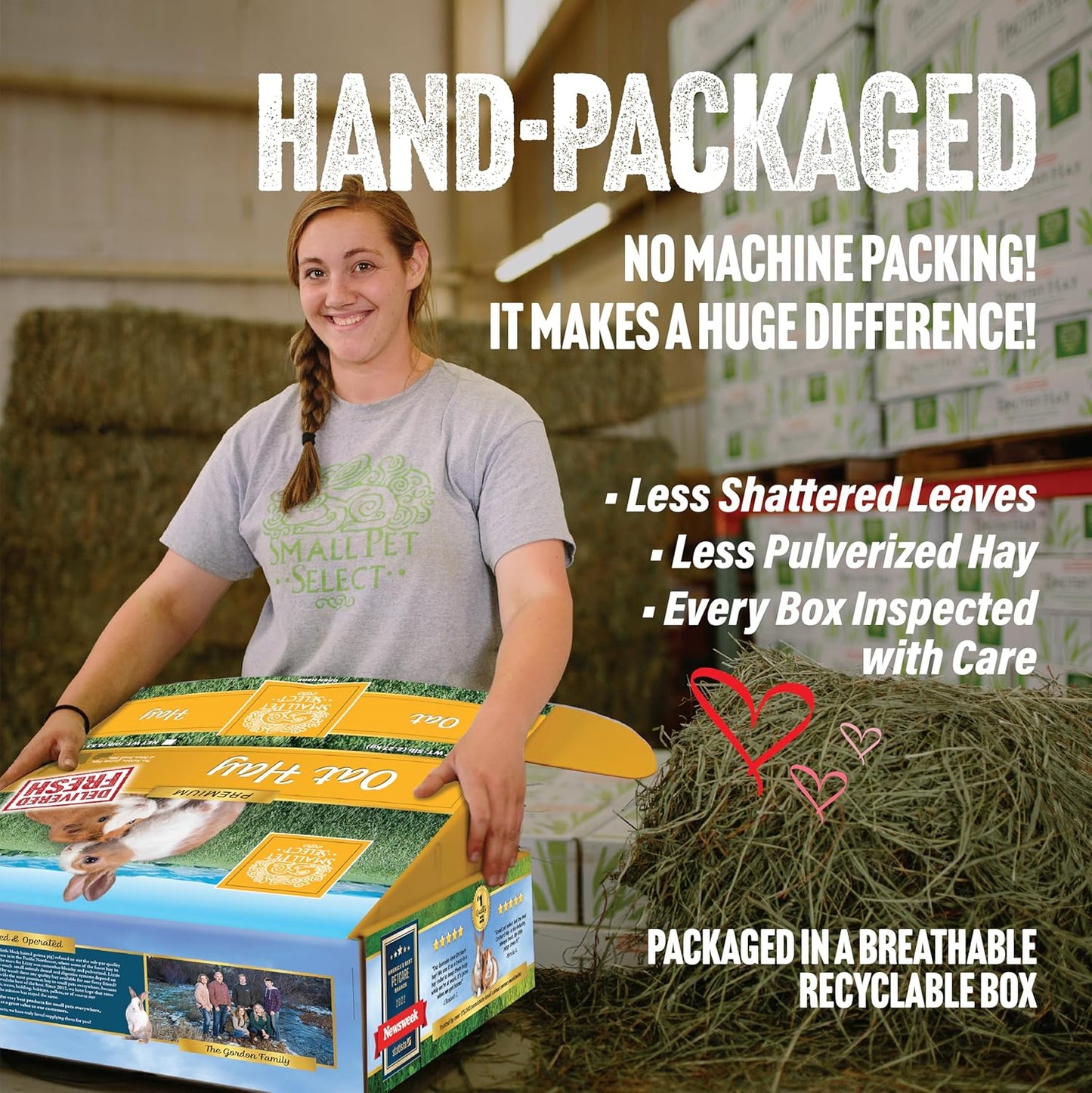 Small Pet Select Oat Hay Pet Food, 20 Lb.