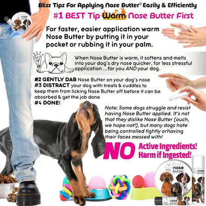 The Blissful Dog Coonhound Unscented Nose Butter, 0.50-Ounce