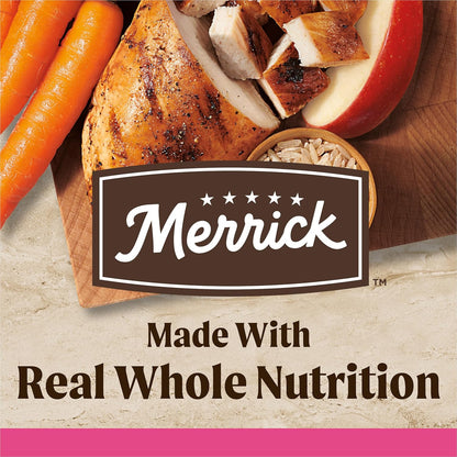 Merrick Healthy Grains Premium Dry Dog Food for Small Dogs, Wholesome and Natural Kibble, Small Breed Recipe - 12.0 lb. Bag