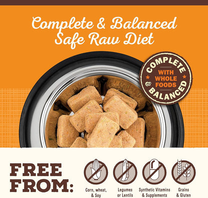 Primal Freeze Dried Raw Dog Food Nuggets, Beef, Complete & Balanced Meal, Also Use as Topper or Treat, Premium, Healthy, Grain Free, High Protein Raw Dog Food, 14 oz