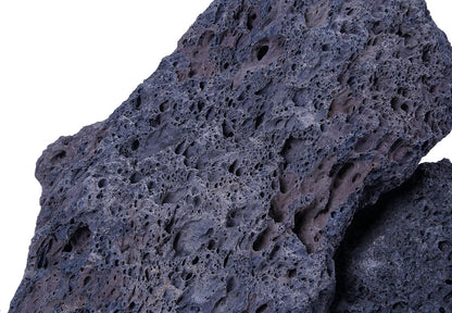 LANDEN Black Lava Stones (16lbs,3~10inch,11pcs) for Aquascaping Terrariums, Paludarium, Vivariums, Reptile and Amphibian Enclosures