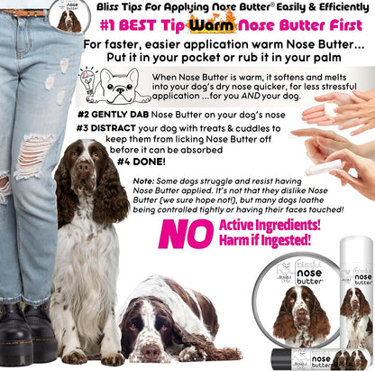 The Blissful Dog Springer Spaniel Unscented Nose Butter, 0.50-Ounce