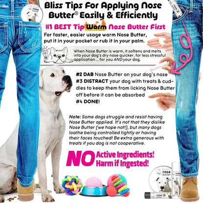 The Blissful Dog Dogo Argentino Unscented Nose Butter - Dog Nose Butter, 2 Ounce