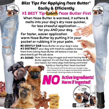 The Blissful Dog Brussels Griffon Unscented Nose Butter, 16oz