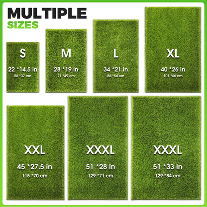Hompet Artificial Grass for Dogs, 45"x27.5", Professional Dog Grass Mat, Easy to Clean with Drainage Holes, Potty Training Pad and Replacement Fake Grass Turf, Outdoor Rug Patio Lawn Decoration