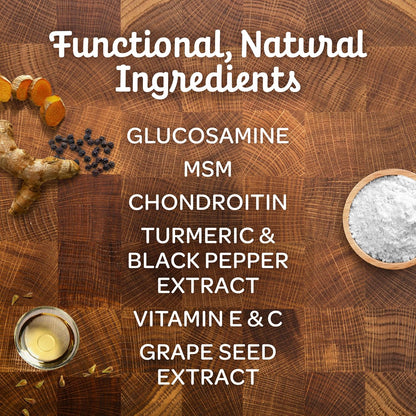 Wholesome Pride Hip & Joint Supplement for Dogs – 90 Soft Chews – Glucosamine, Chondroitin, MSM & Turmeric – Mobility Support & Arthritis Relief for Growing, Adult & Senior Dogs