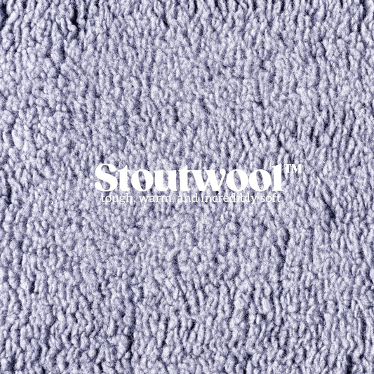 Stoutwool Indestructible Dog Bed - Fluffy Chew Proof Dog Crate Pad - Tough Kennel Pad for Aggressive Chewers - Washable, Ideal for Large Breeds & Fits 36-Inch Crate - 35"x22", Jacaranda