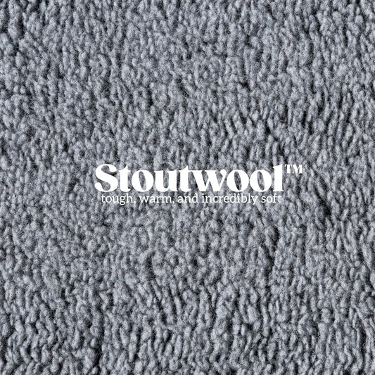 Stoutwool Indestructible Dog Bed - Fluffy Chew Proof Dog Crate Pad - Tough Kennel Pad for Aggressive Chewers - Washable, Ideal for Large Breeds & Fits 42-Inch Crate - 41"x27", Charcoal
