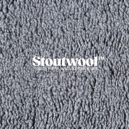 Stoutwool Indestructible Dog Bed - Fluffy Chew Proof Dog Crate Pad - Tough Kennel Pad for Aggressive Chewers - Washable, Ideal for Jumbo Breeds & Fits 54-Inch Crate - 53"x35", Charcoal
