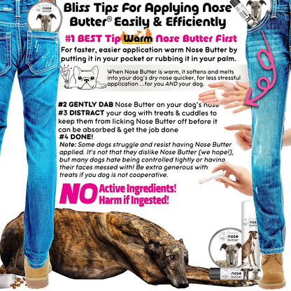 The Blissful Dog Greyhound Unscented Nose Butter - Dog Nose Butter, 1 Ounce